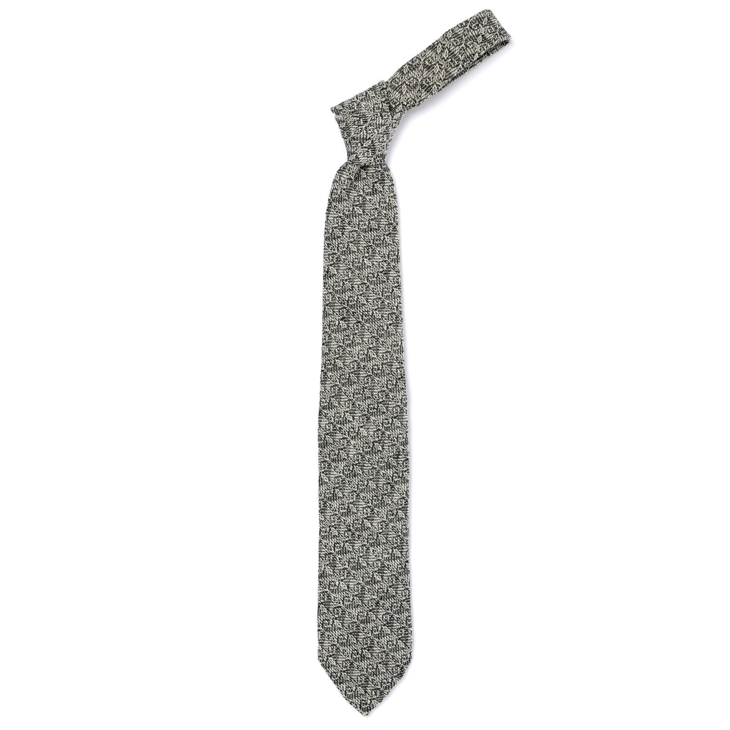 Exklusiv für Michael Jondral: Krawatte "Milano 1961 Broccato" aus reinem Leinen - Handrolliert